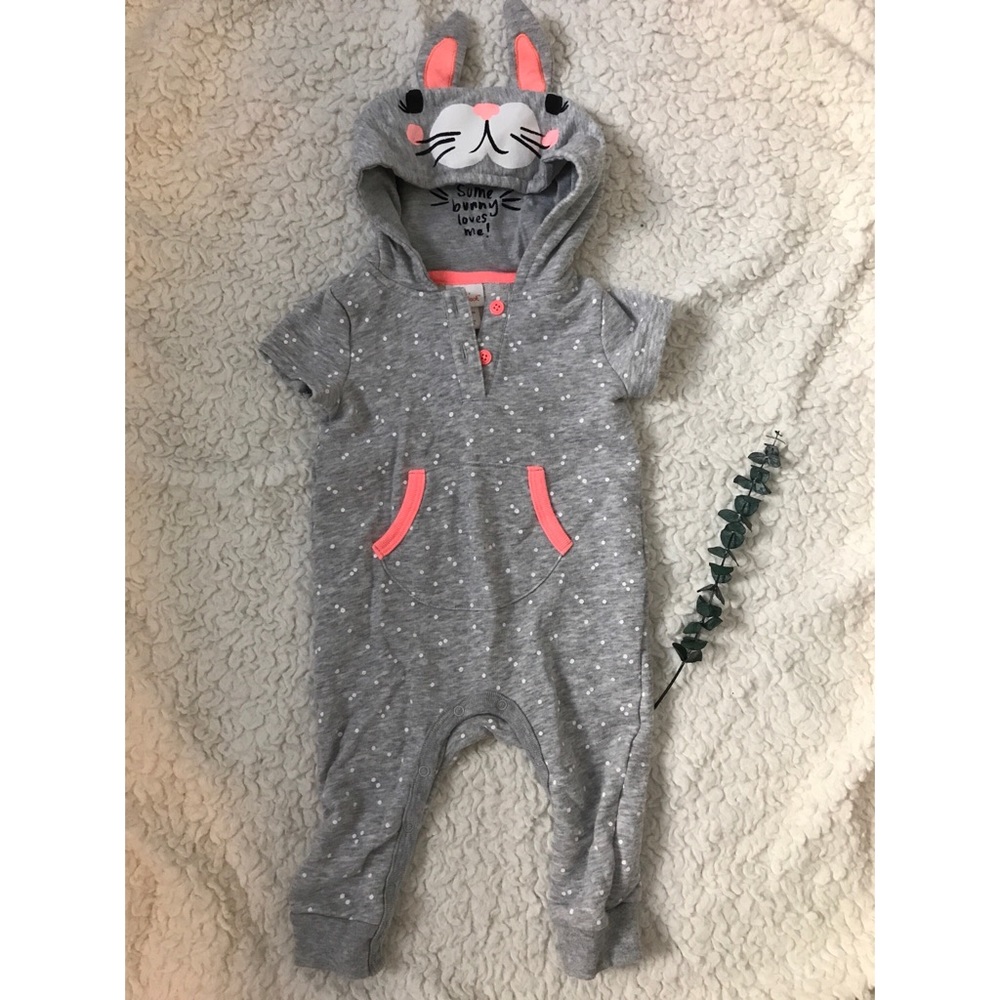 Cat & Jack Baby Girl Bunny Jumpsuit 🐰